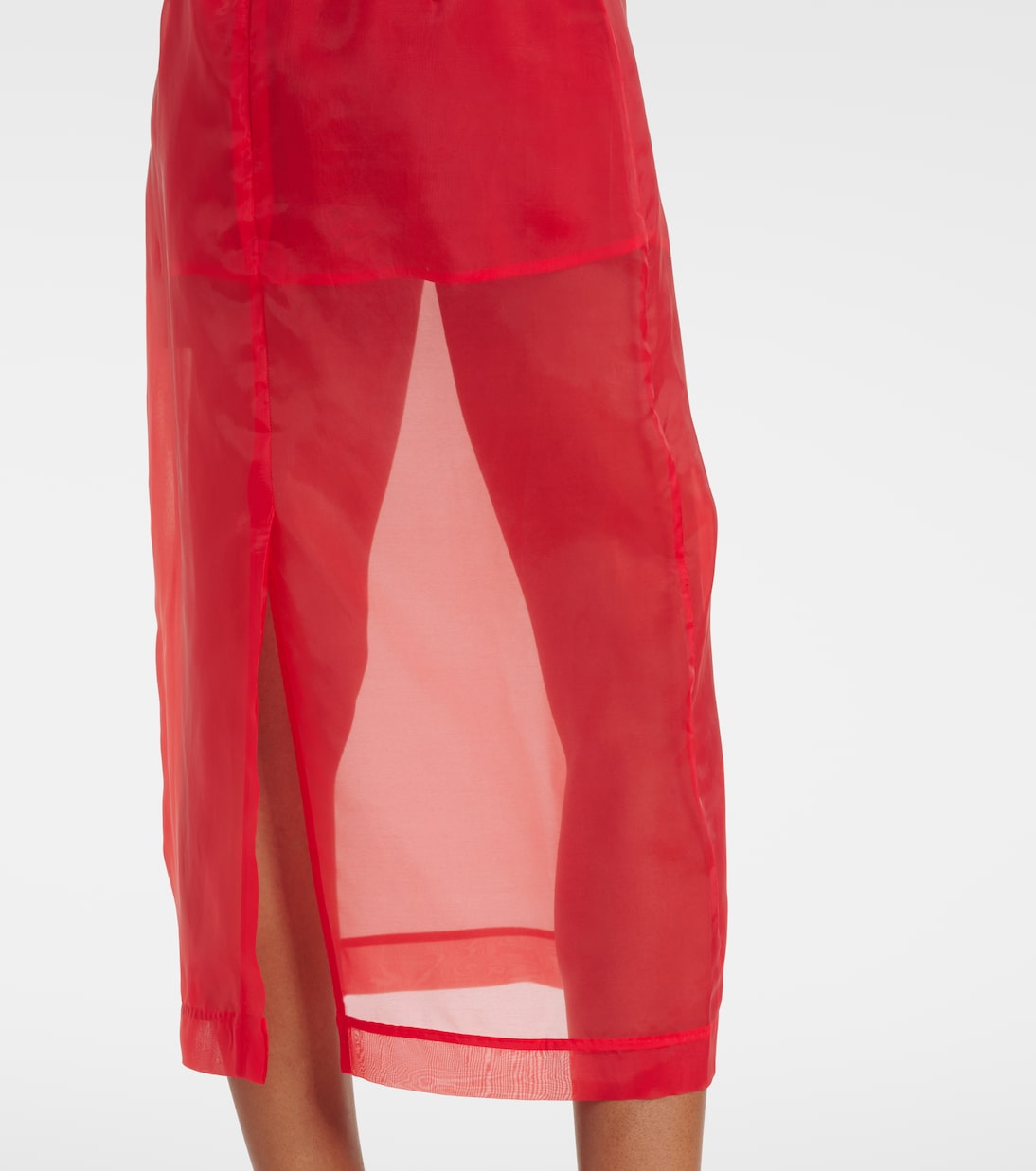 Gonna midi Peri in misto seta | The Frankie Shop
