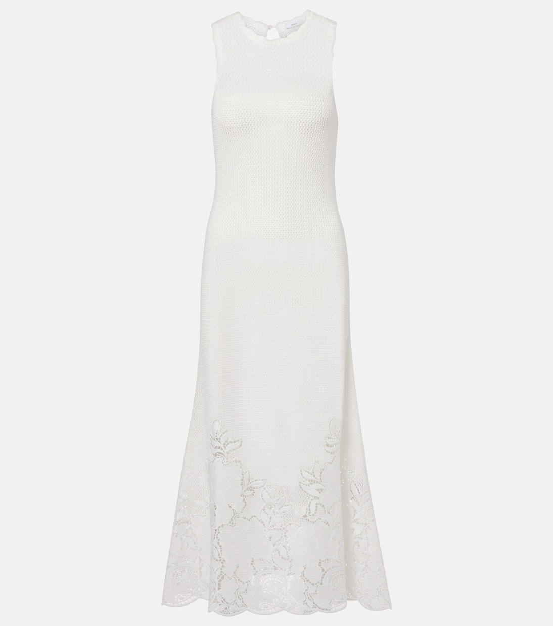 Vestido largo calado de algodón  | Erdem