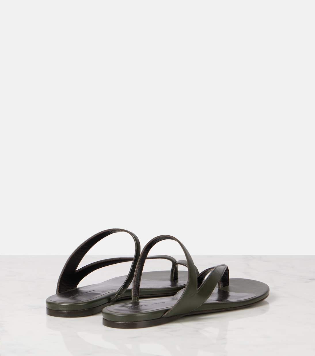 Aimee leather slides | Khaite