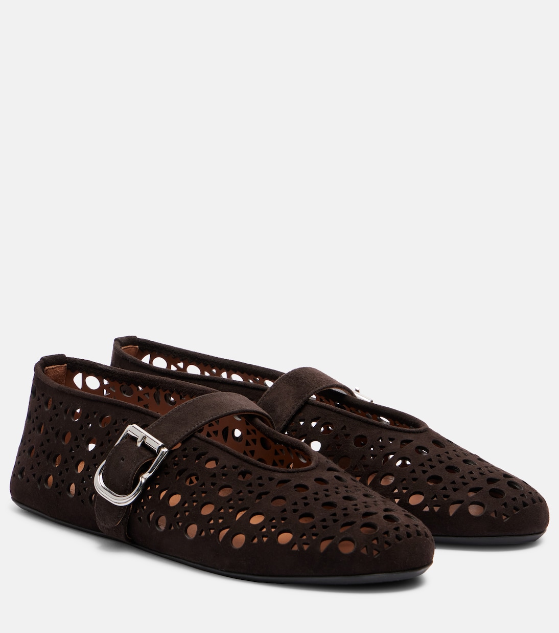 Ballerinas Vienne aus Leder | Alaïa
