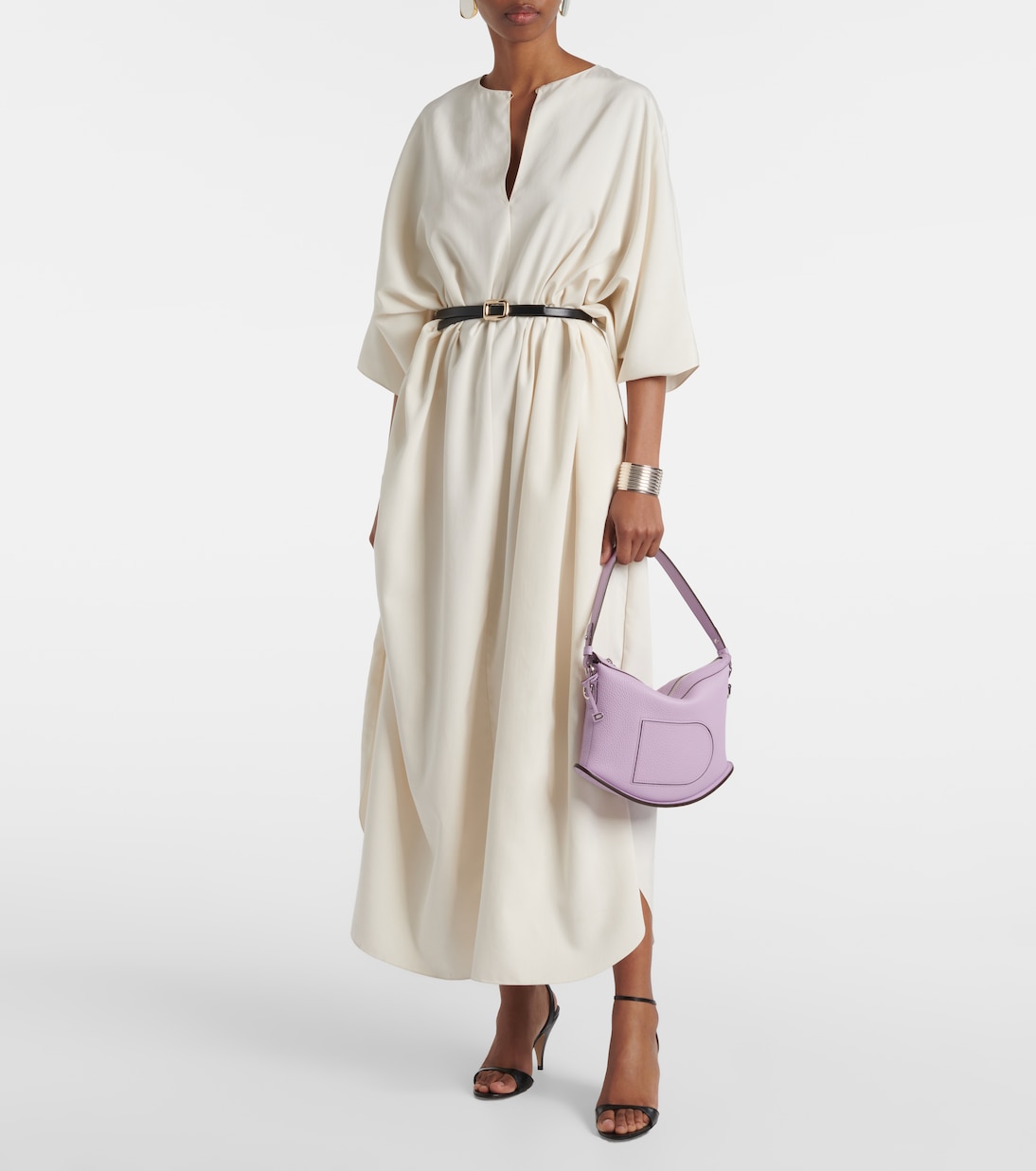 Bolso al hombro Pin Swing Small de piel | Delvaux