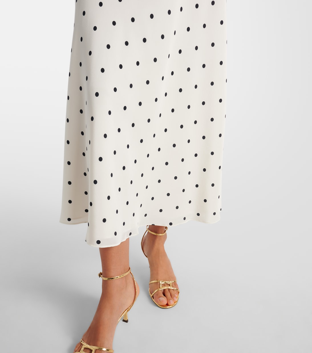 Polka-dot silk midi dress | Alessandra Rich