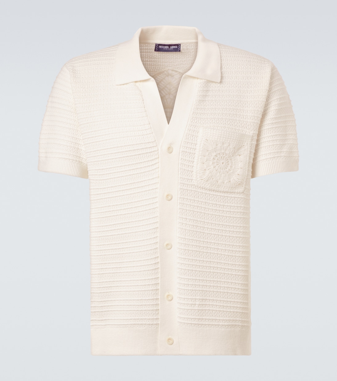 Chemise César en crochet de coton | Frescobol Carioca