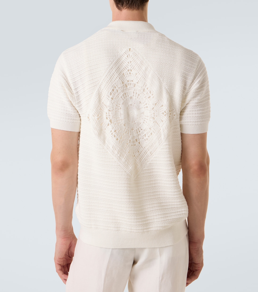 Chemise César en crochet de coton | Frescobol Carioca