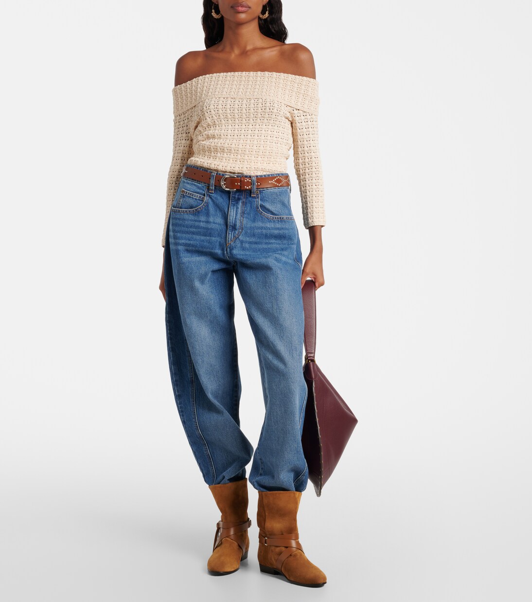 Oskan Medium leather shoulder bag | Isabel Marant