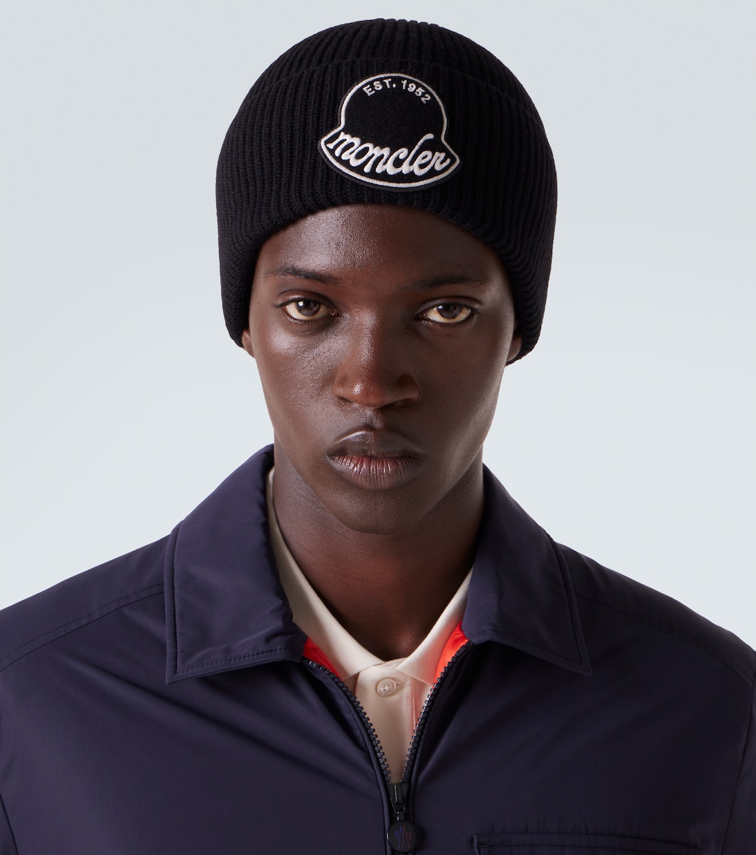 Logo ribbed-knit virgin wool beanie  | Moncler