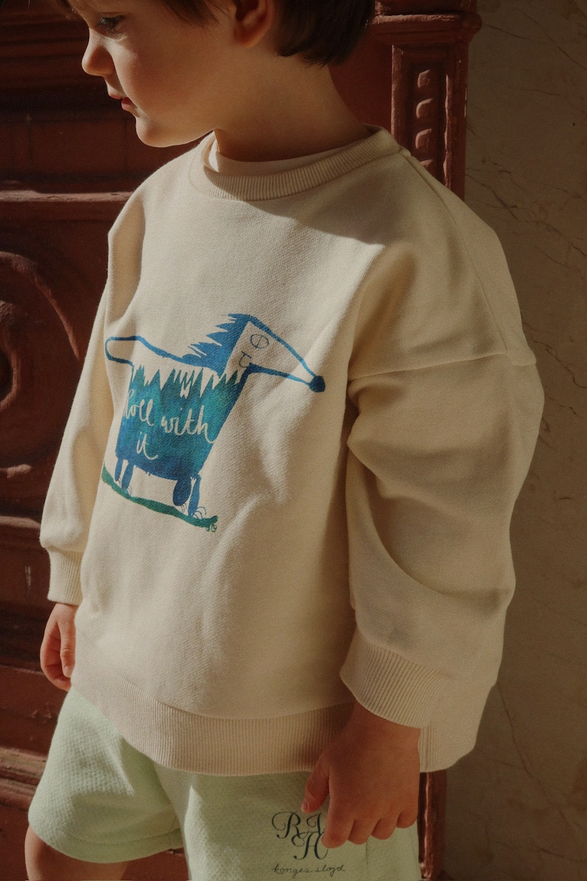 X RHW Sweatshirt aus einem Baumwollgemisch | Konges Sløjd