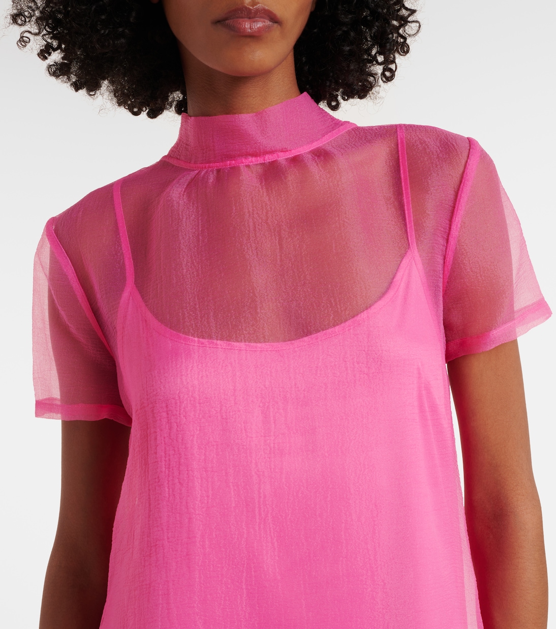 Abito lungo in tulle a balze | Staud