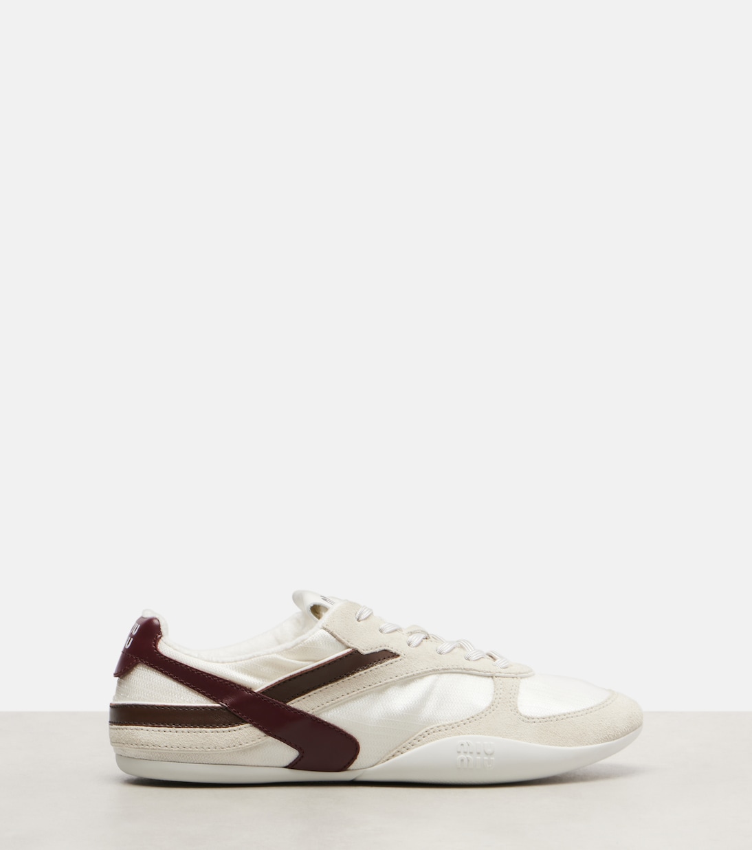 Gymnasium suede-trimmed sneakers | Miu Miu