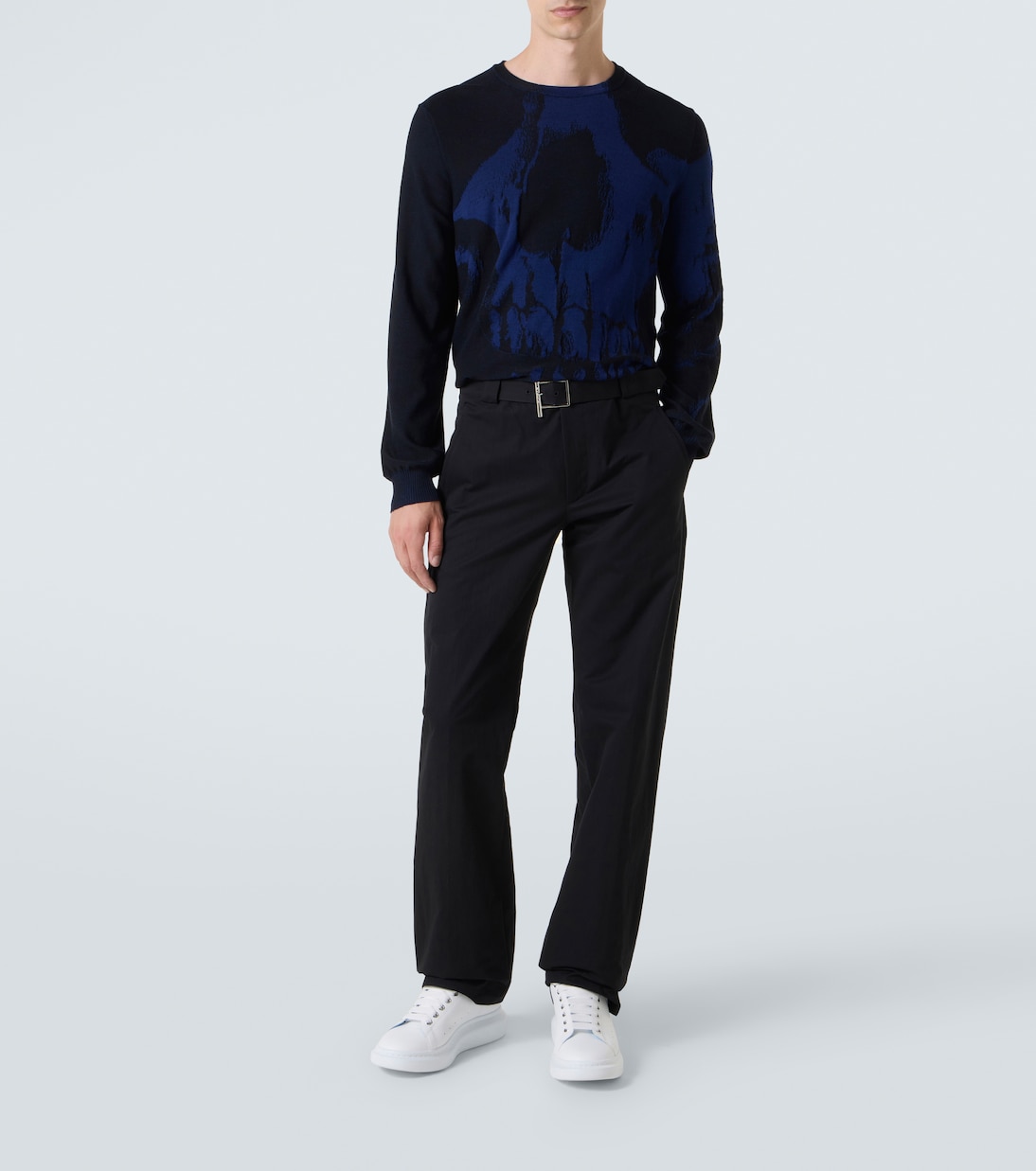 Gerade Hose aus einem Baumwollgemisch | McQueen