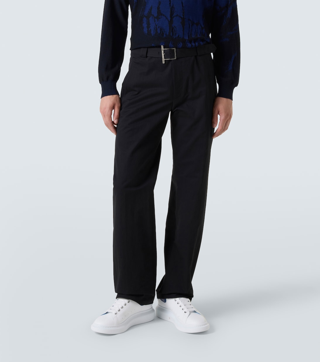 Gerade Hose aus einem Baumwollgemisch | McQueen