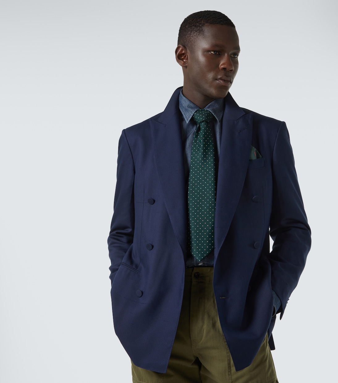 Cravate en soie à pois | Dunhill
