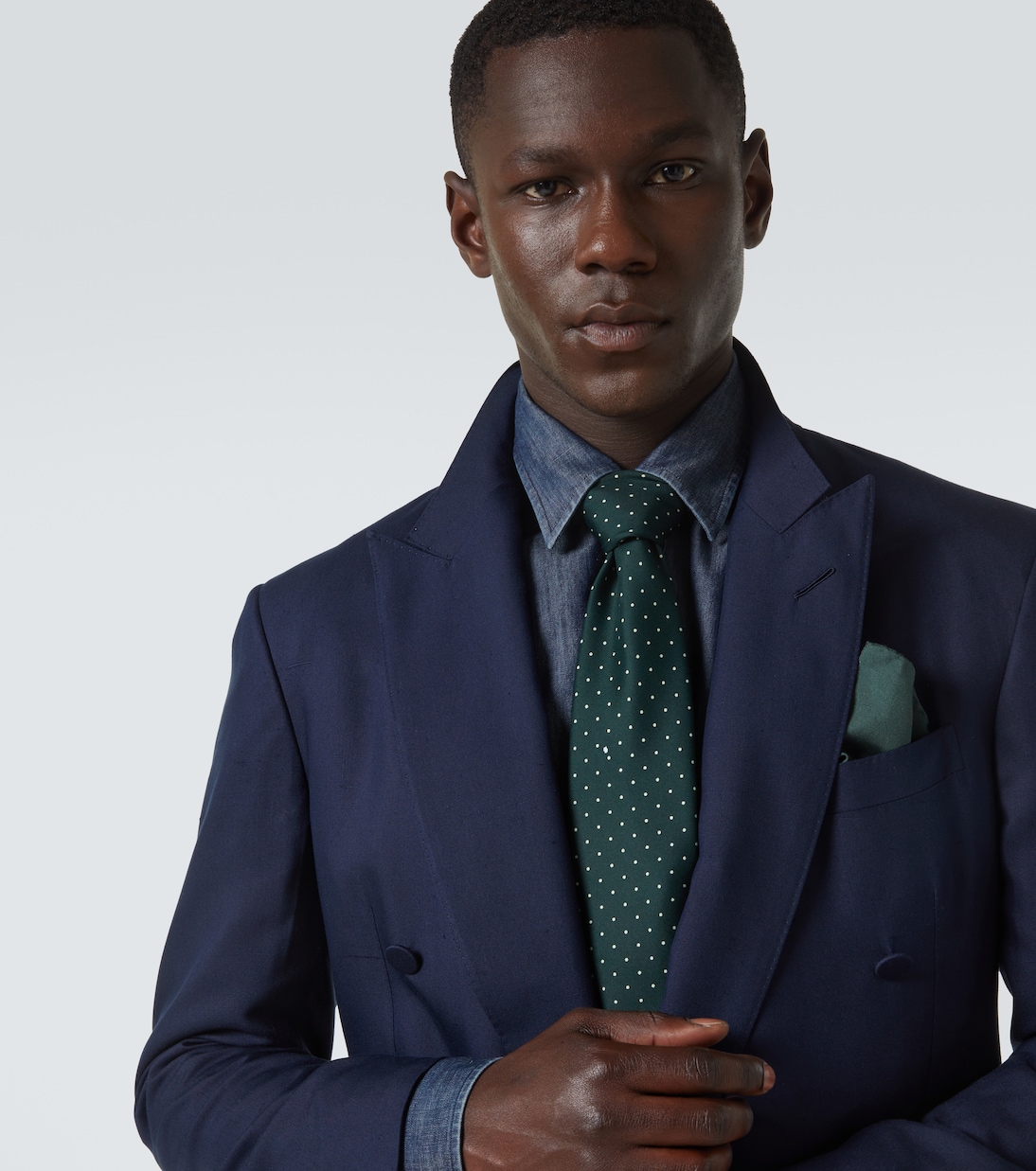 Cravate en soie à pois | Dunhill