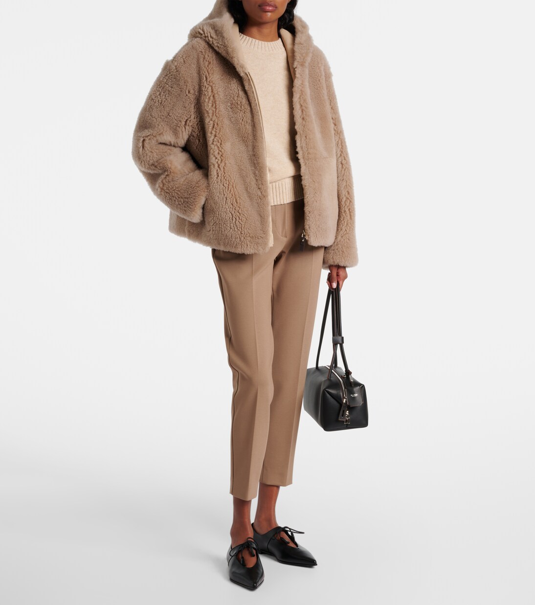 Cropped-Hose Pegno aus Jersey  | Max Mara