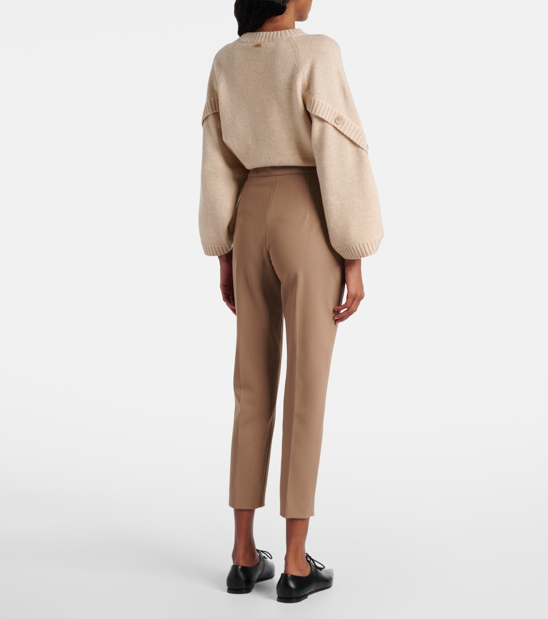 Cropped-Hose Pegno aus Jersey  | Max Mara