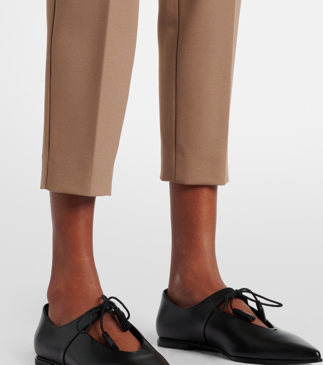 Cropped-Hose Pegno aus Jersey  | Max Mara
