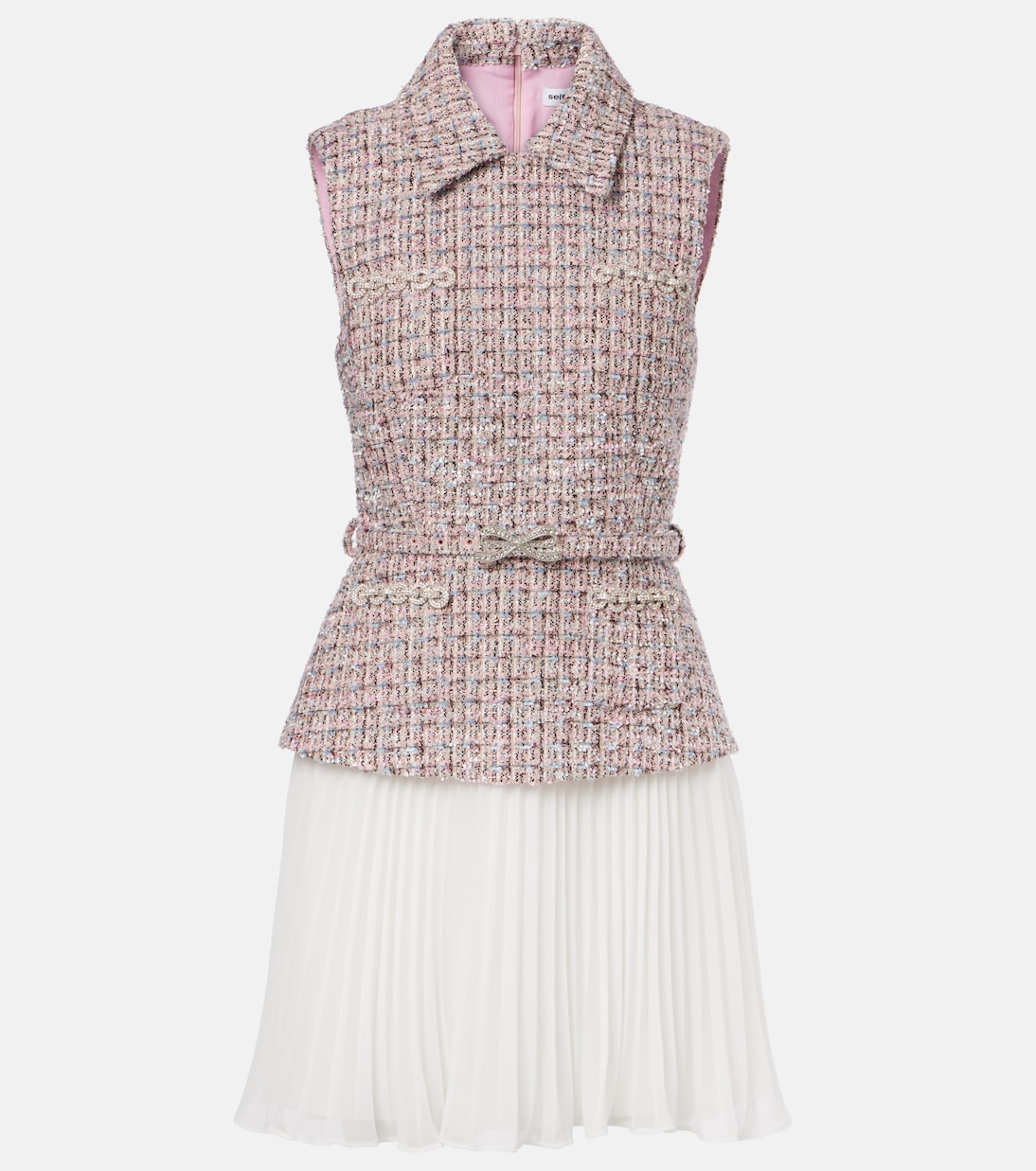 Layered minidress | Self-Portrait