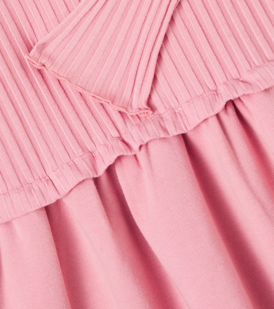 Gathered cotton-blend dress | Il Gufo