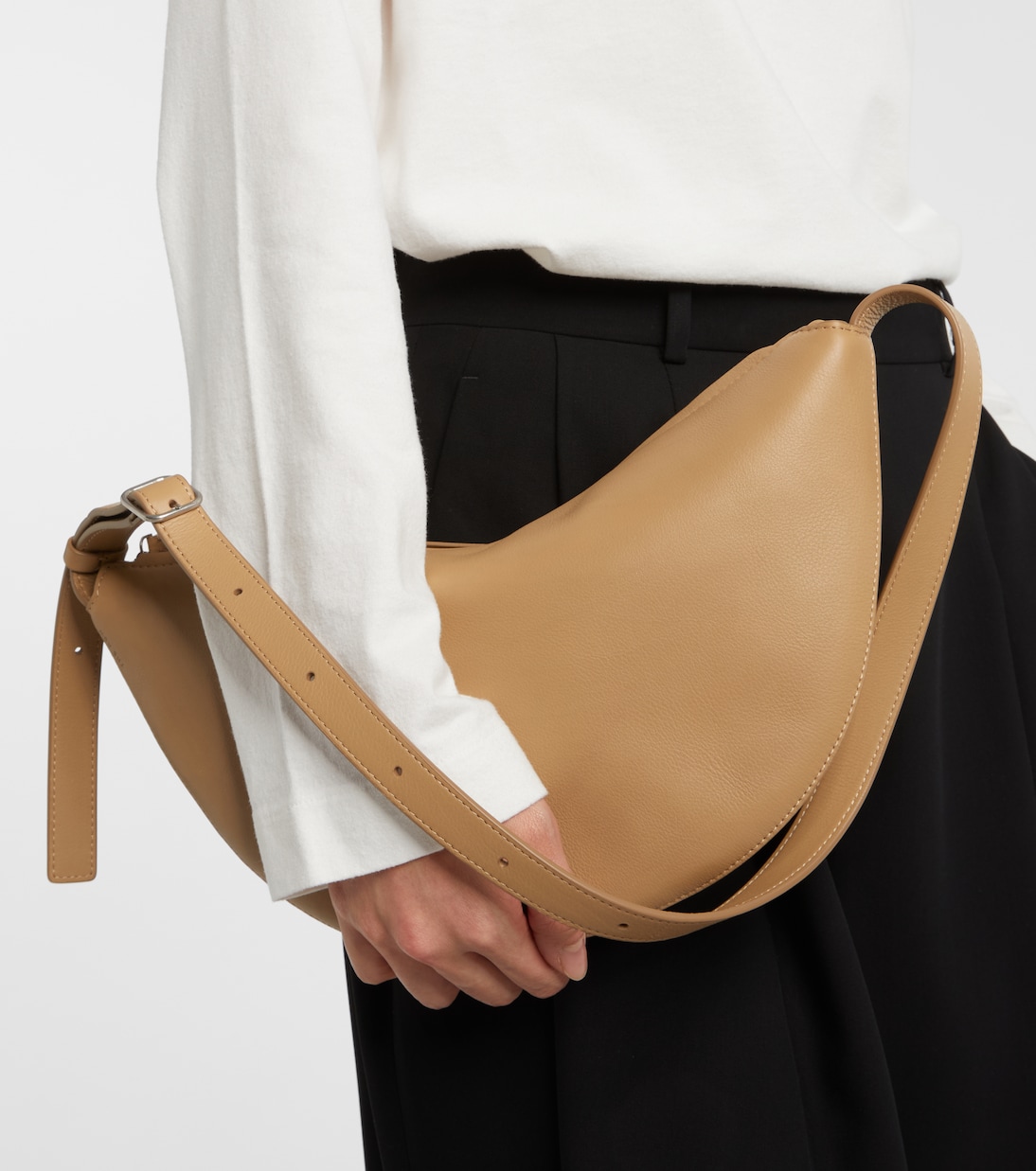 Jouvette leather crossbody bag | The Row