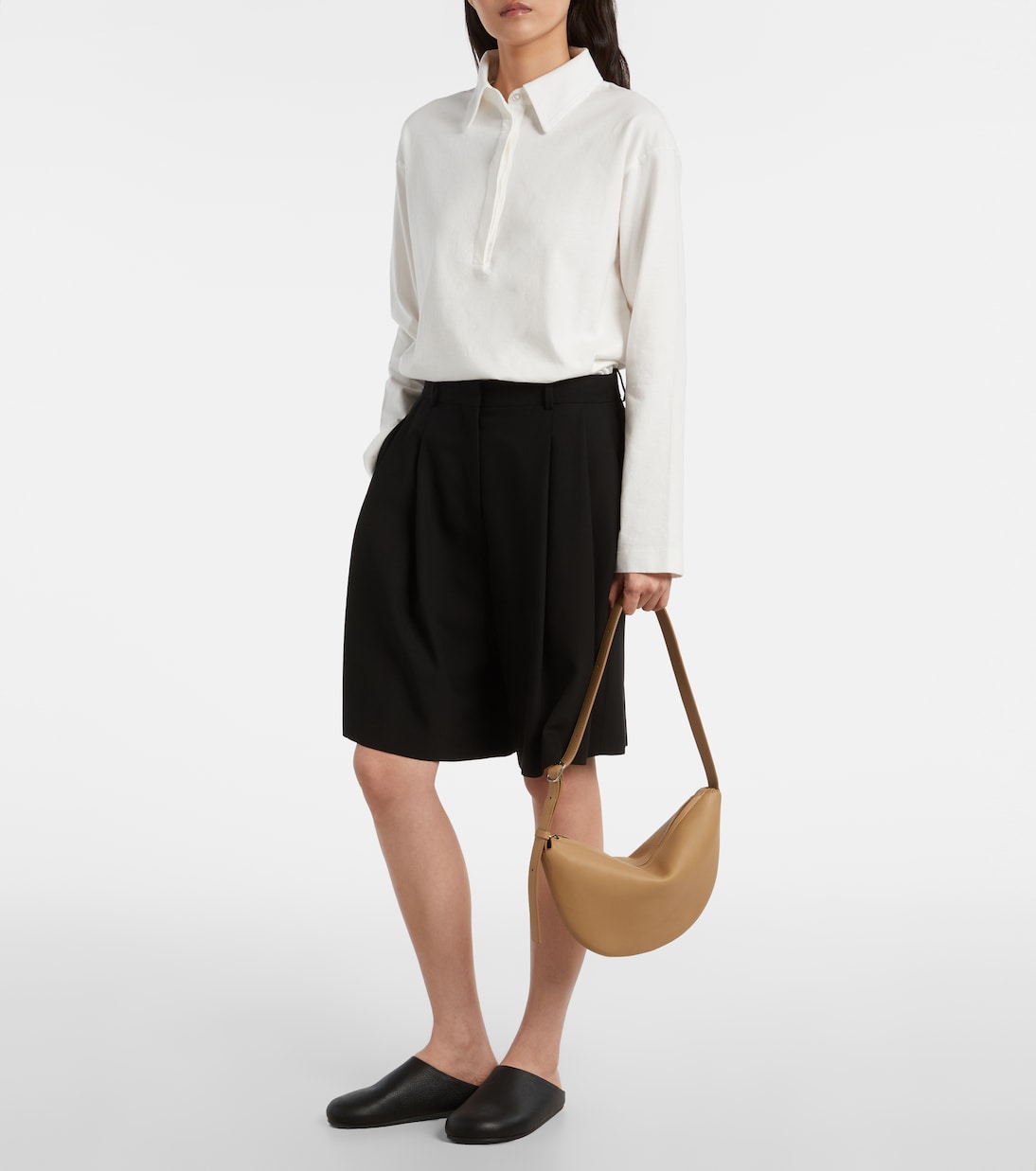 Jouvette leather crossbody bag | The Row