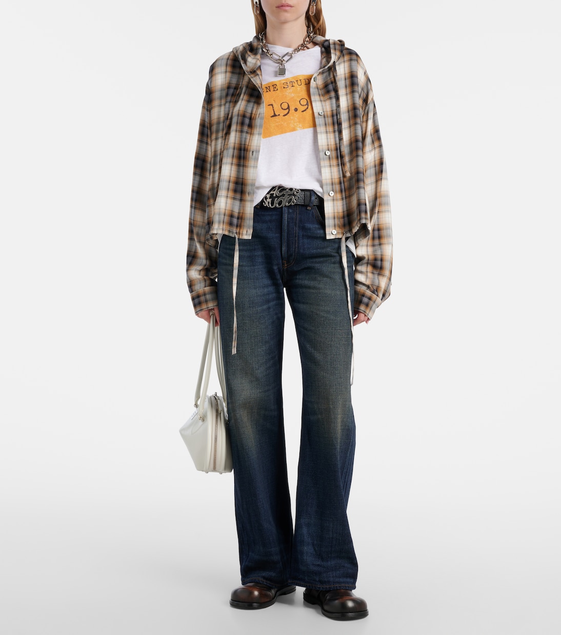Acne Studios 2021F Yoyogi flared jeans | Acne Studios