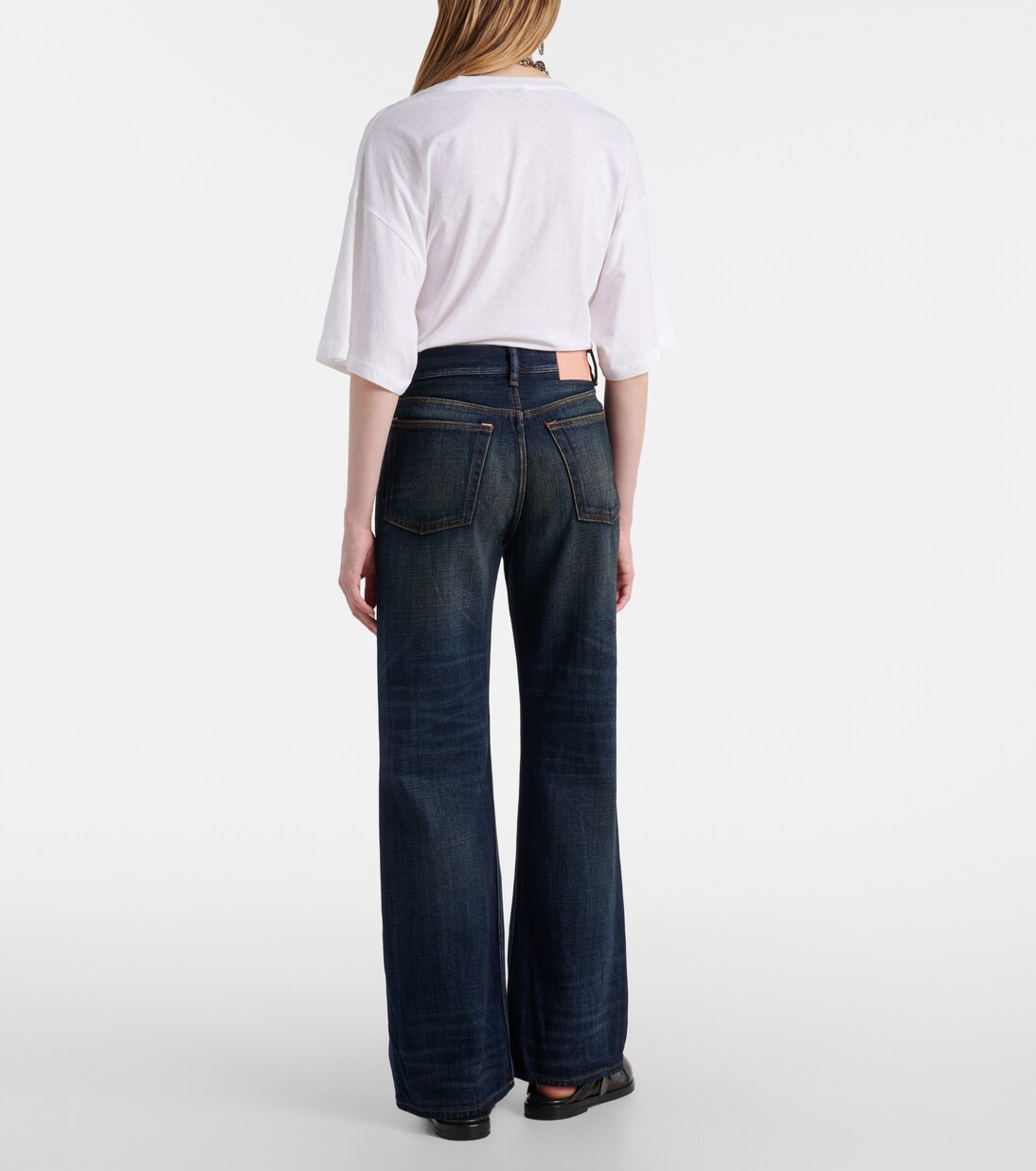 Acne Studios 2021F Yoyogi flared jeans | Acne Studios