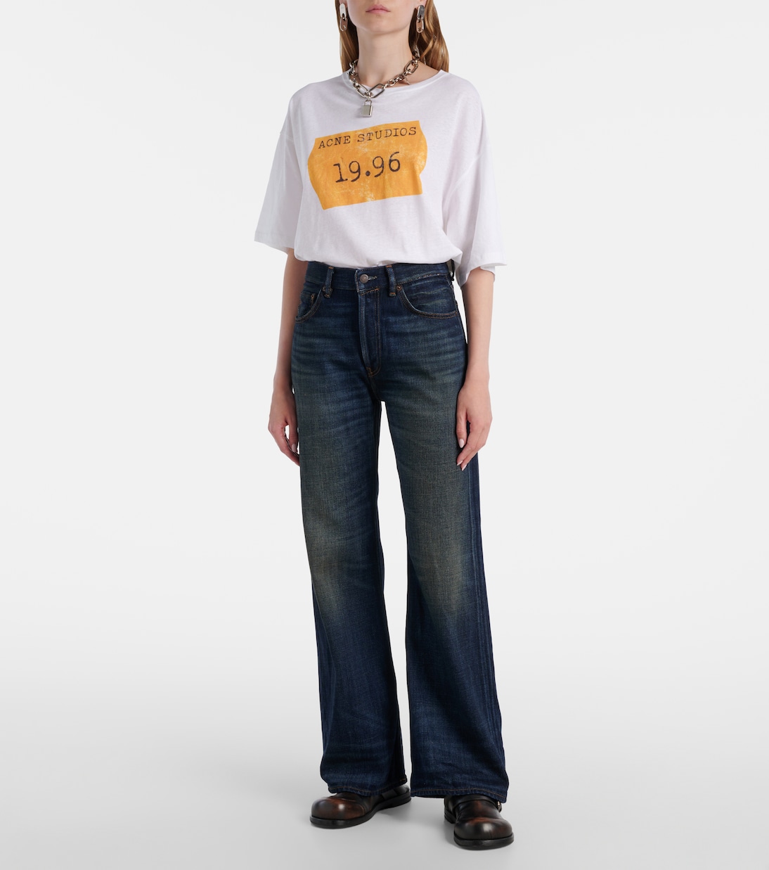 Acne Studios 2021F Yoyogi flared jeans | Acne Studios