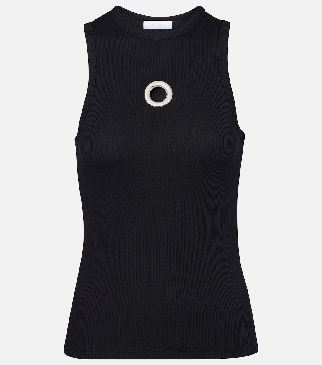 Embellished cotton-blend tank top | Rabanne