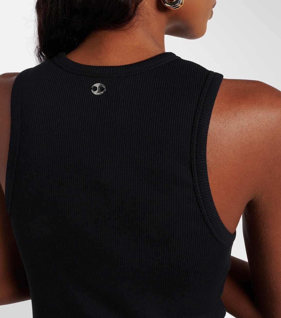 Embellished cotton-blend tank top | Rabanne