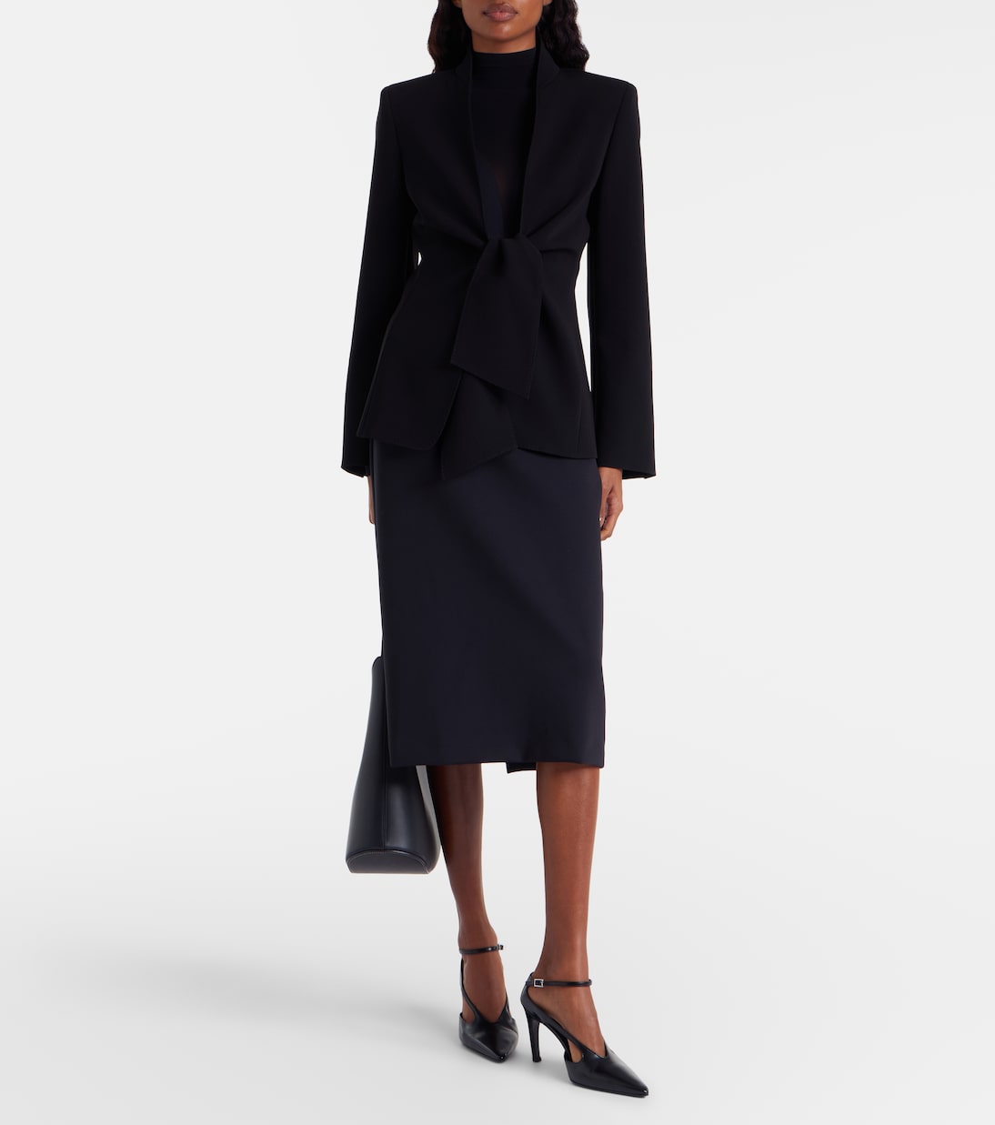 Midnight Grace high-rise jersey pencil skirt | Wolford