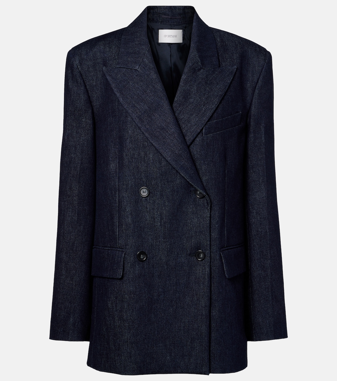 Ancella double-breasted denim blazer  | Sportmax