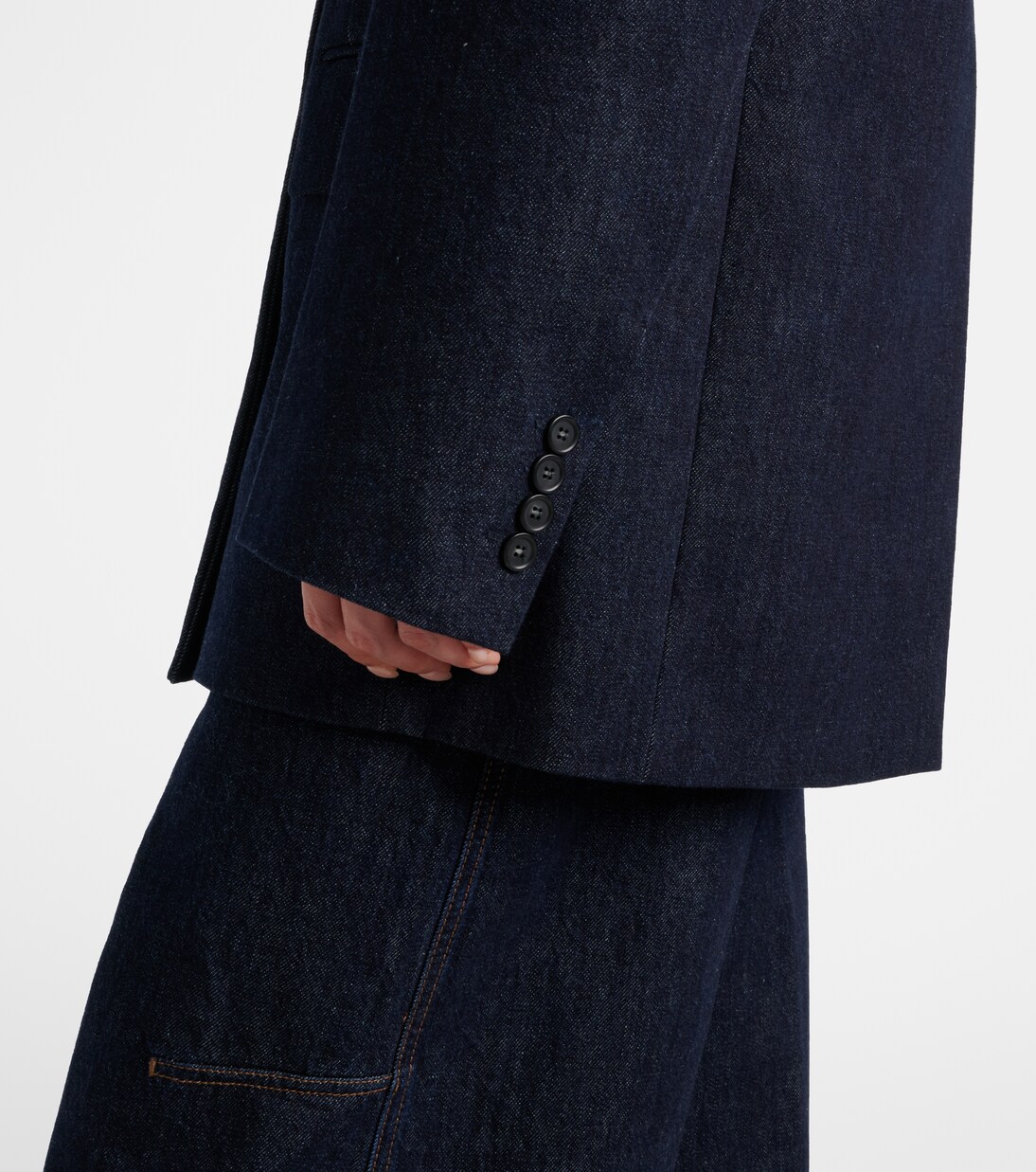 Ancella double-breasted denim blazer  | Sportmax