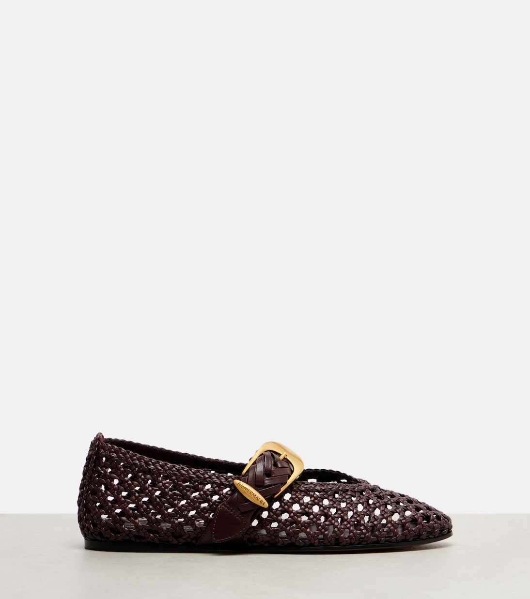 Ballerine Helix in pelle intrecciata | Zimmermann