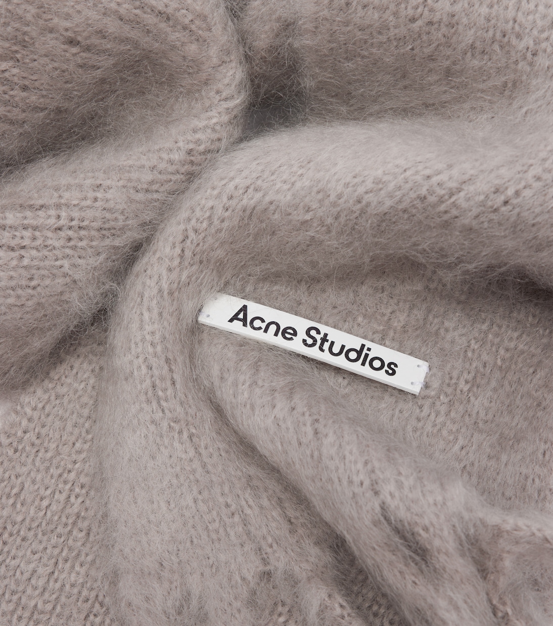 Kooder hooded mohair and wool-blend scarf | Acne Studios