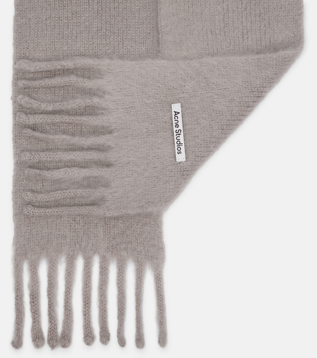 Kooder hooded mohair and wool-blend scarf | Acne Studios