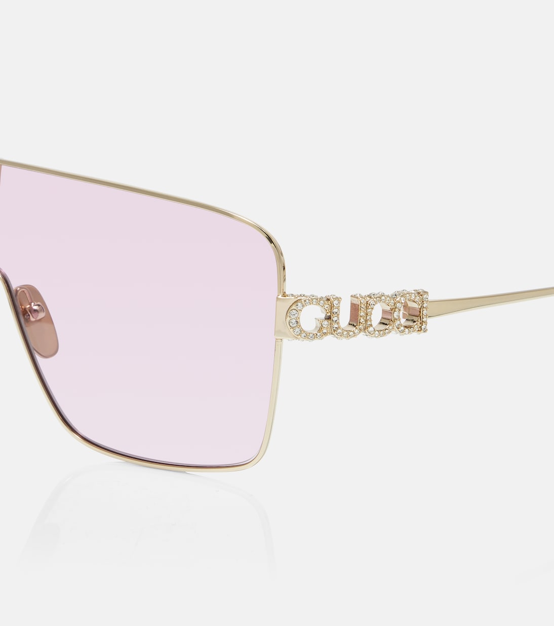 Sonnenbrille mit Kristallen | Gucci