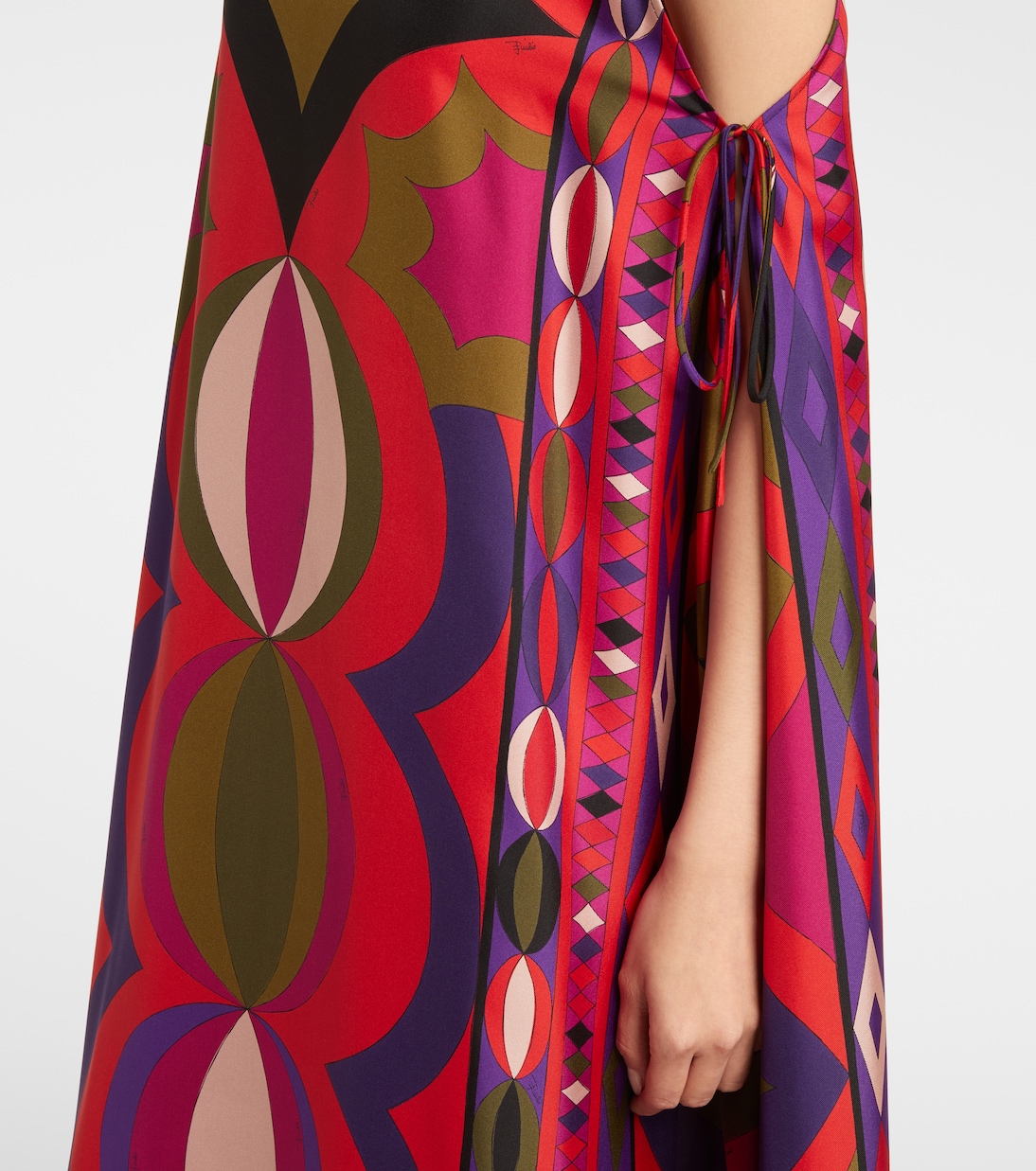 Collane cutout silk kaftan | Pucci