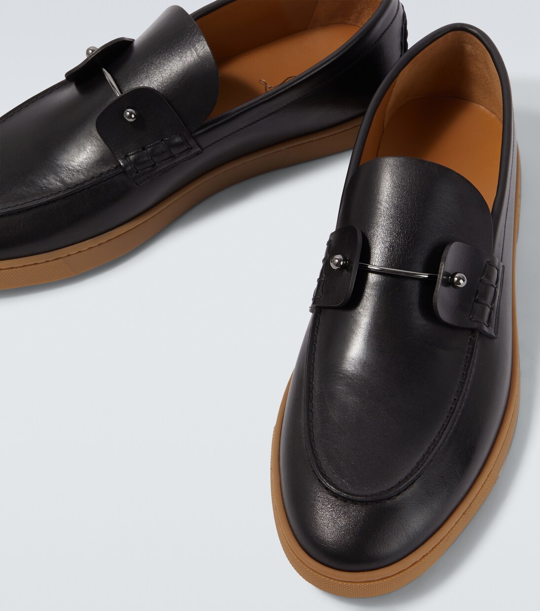 Chambeliboat leather slip-on shoes | Christian Louboutin