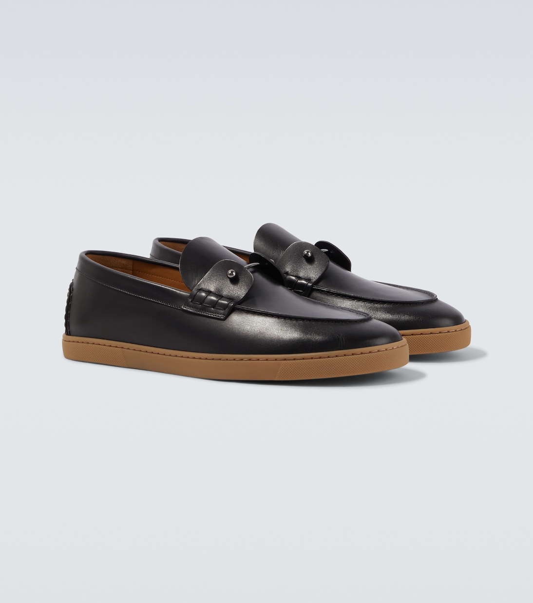 Chambeliboat leather slip-on shoes | Christian Louboutin