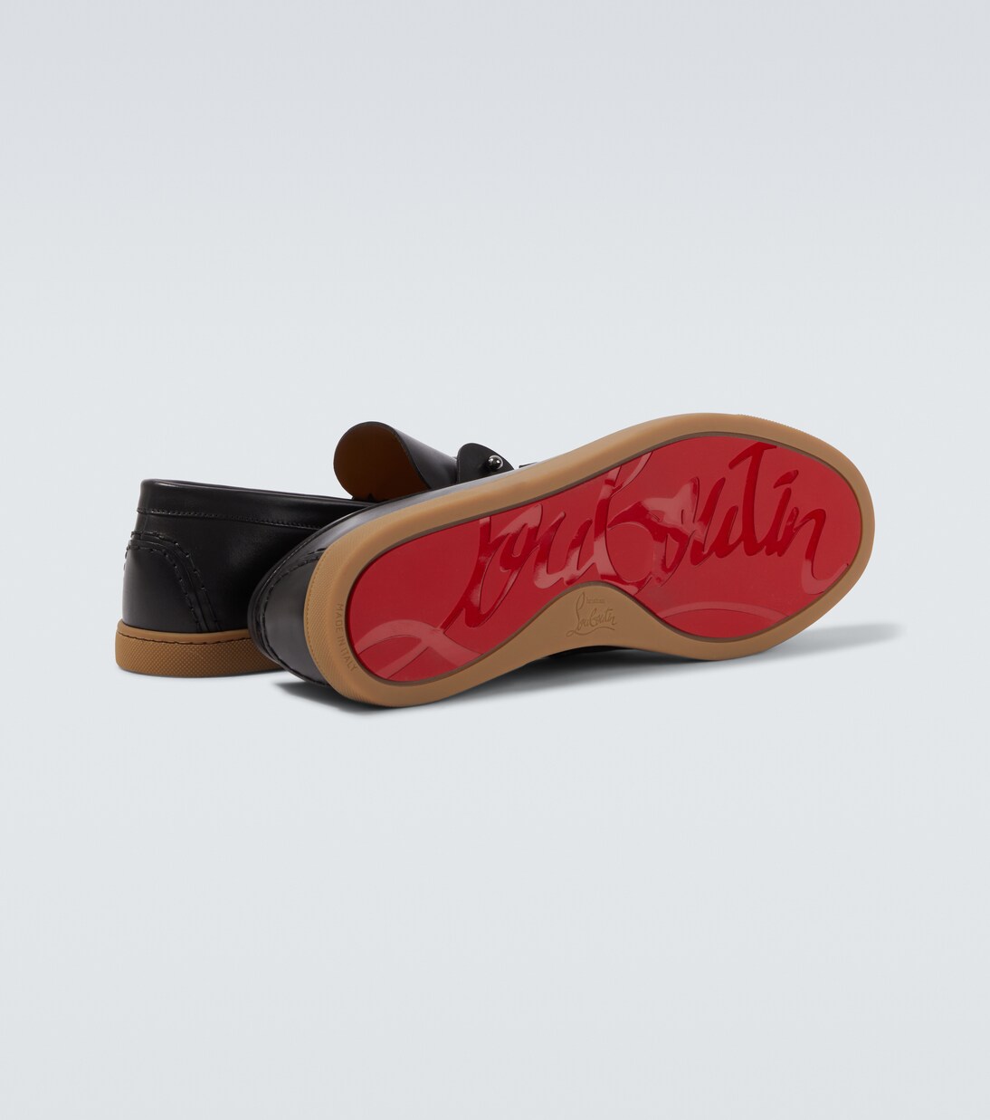 Chambeliboat leather slip-on shoes | Christian Louboutin