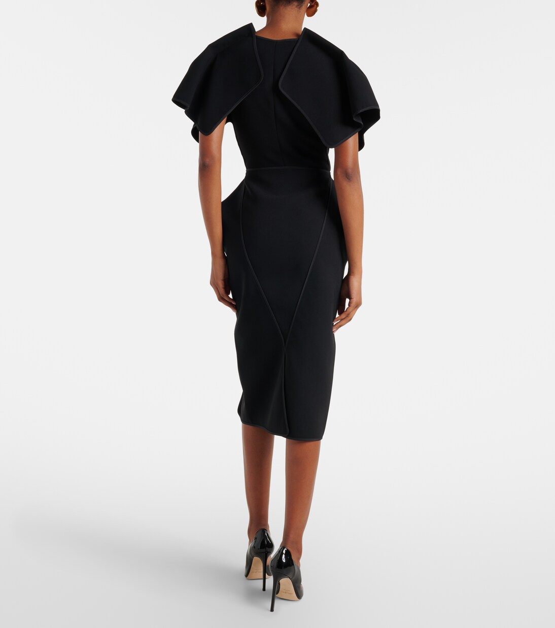 Coco peplum midi dress | Maticevski