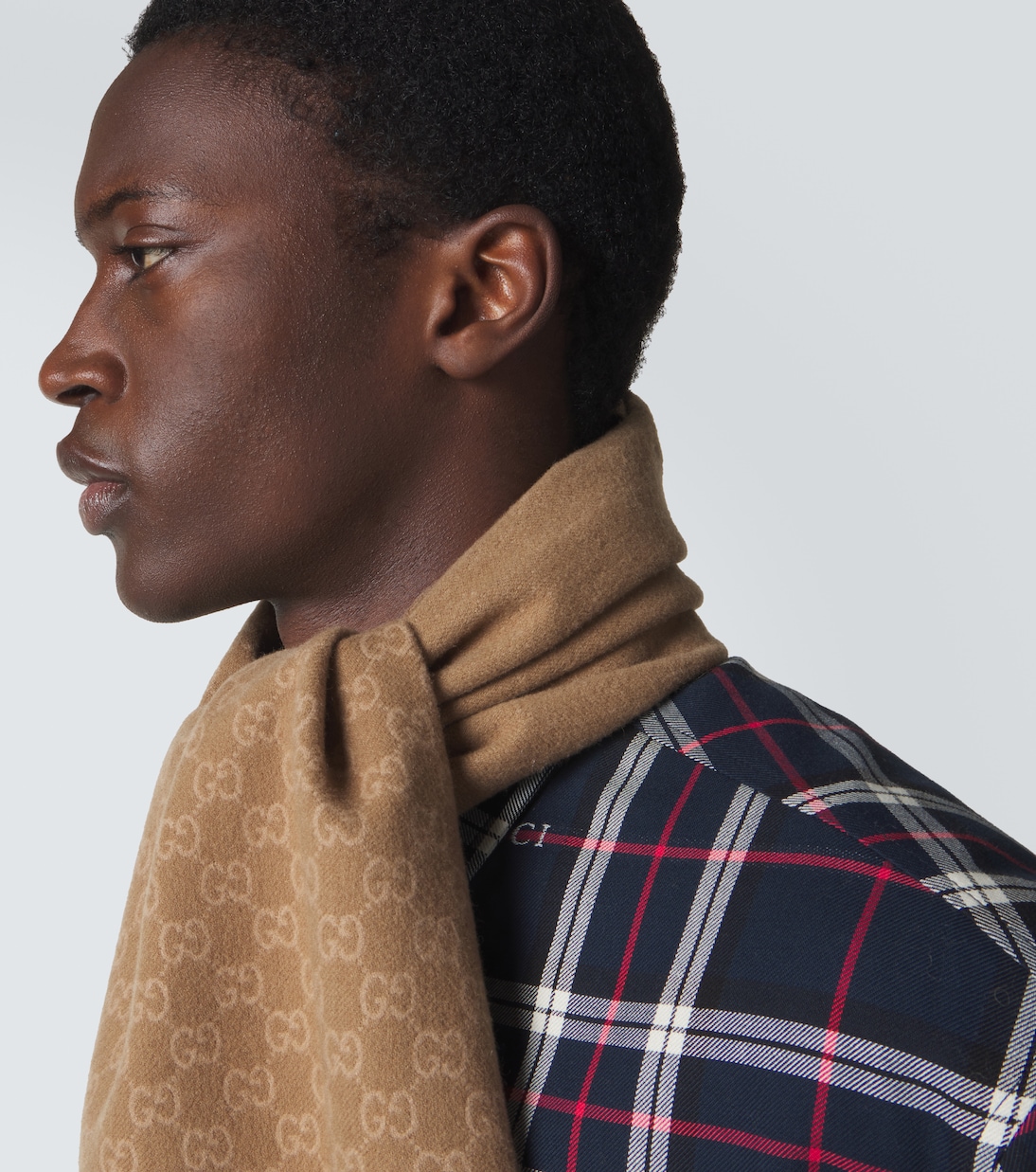 GG wool and cashmere scarf | Gucci