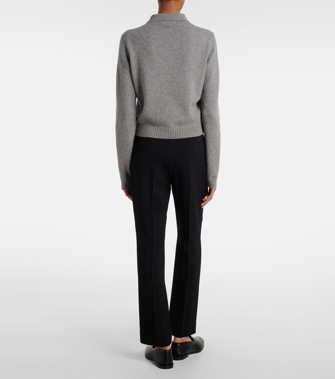Logo wool and cashmere polo sweater | Givenchy