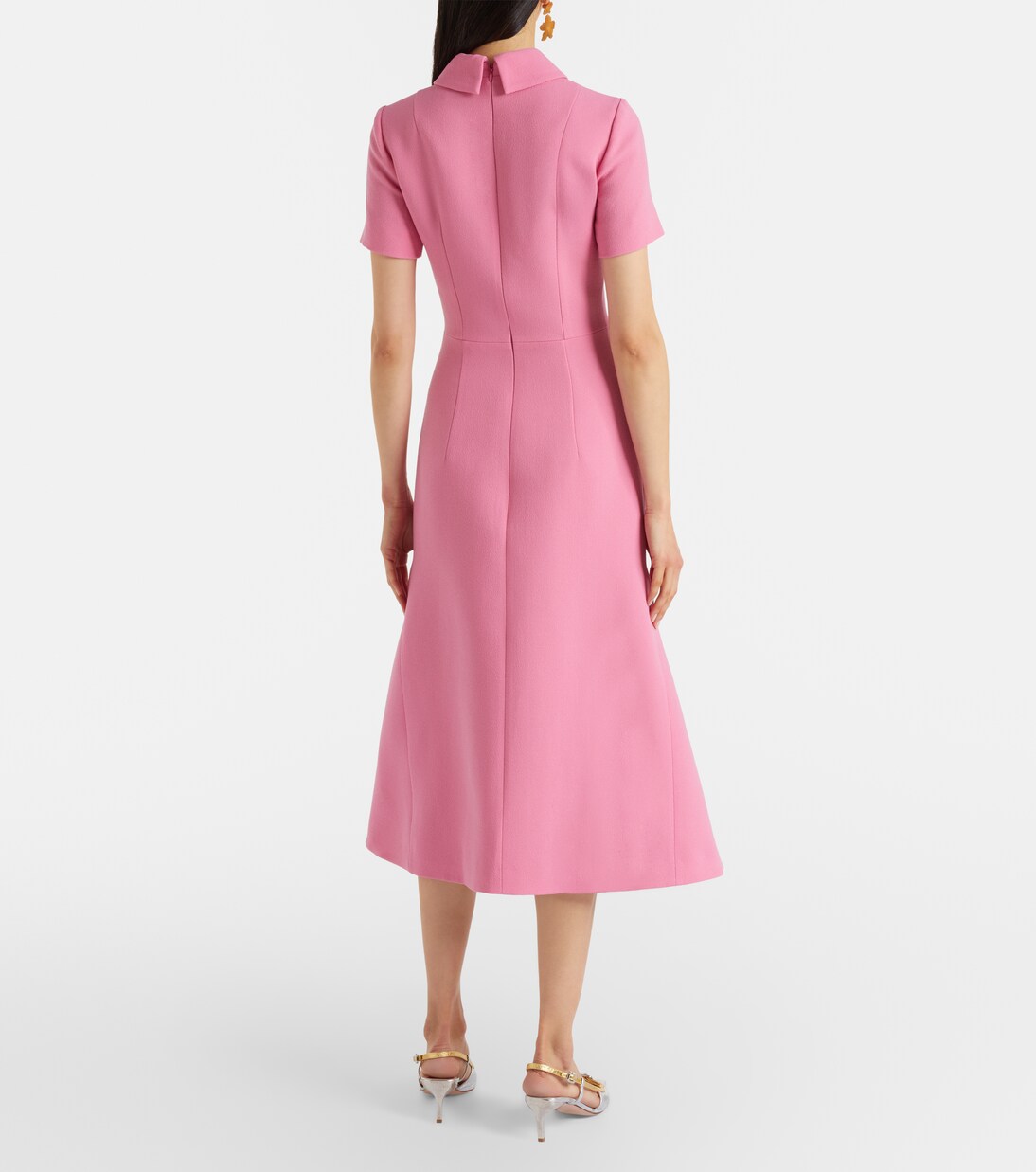 Eman wool crêpe midi dress | Emilia Wickstead