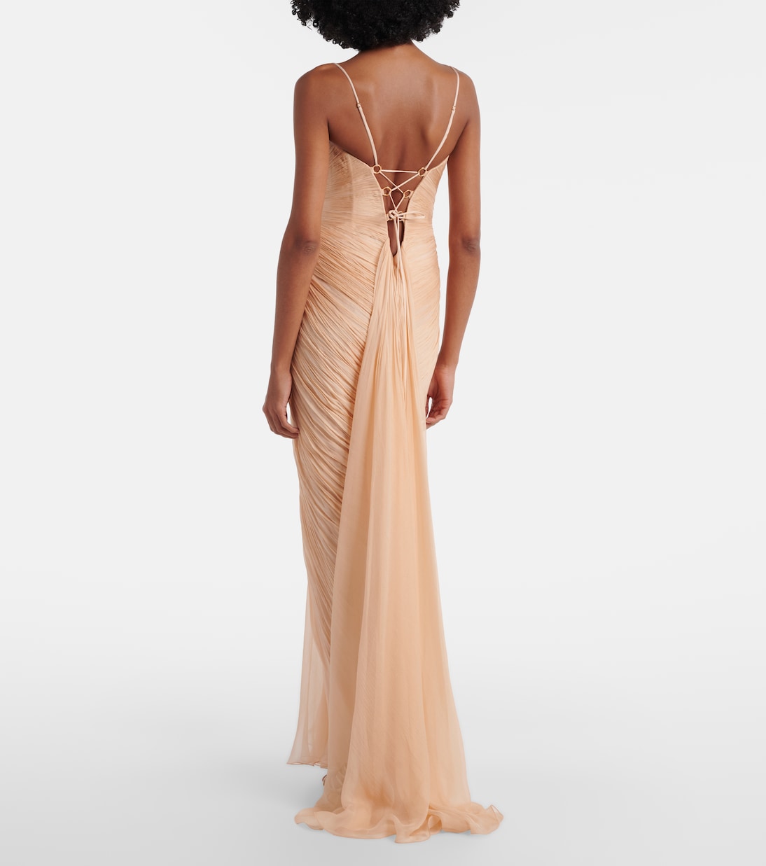 Cecilia draped silk gown | Maria Lucia Hohan