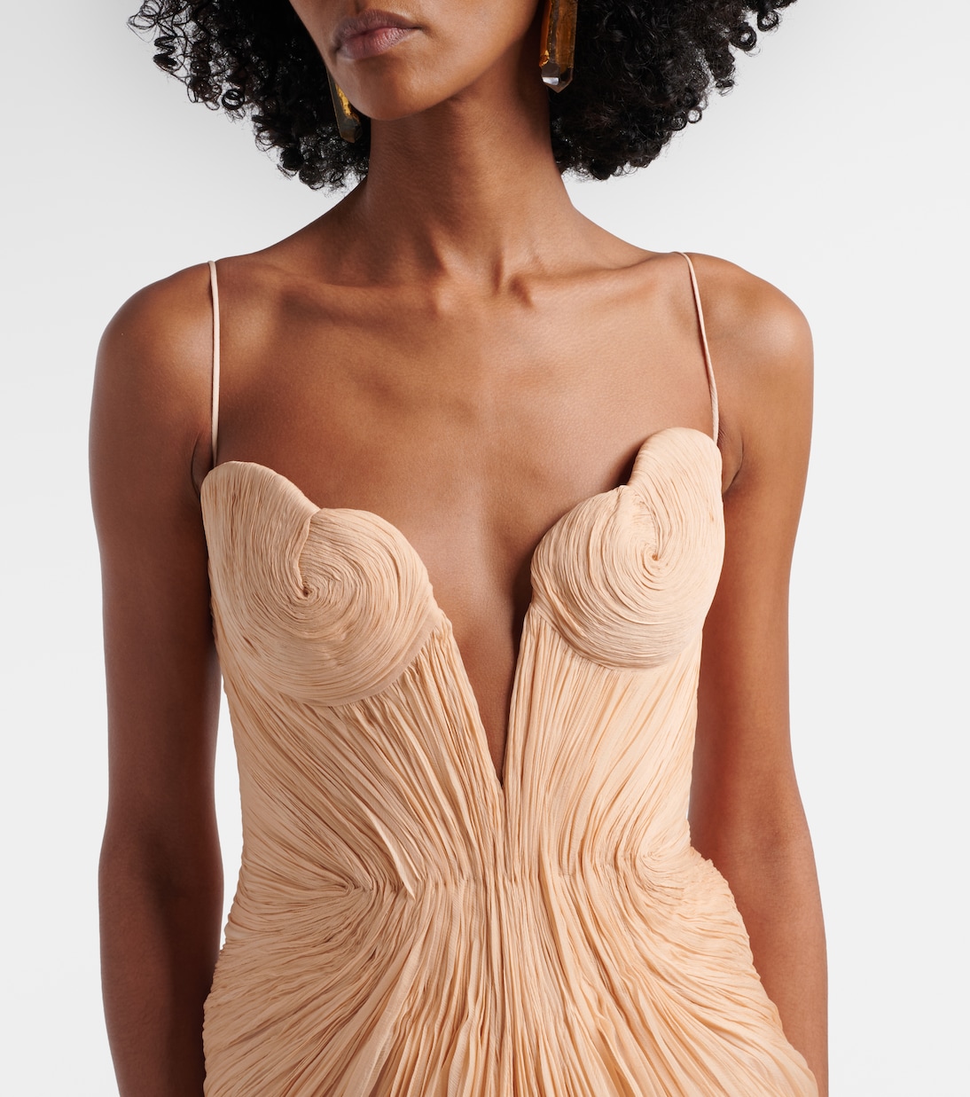 Cecilia draped silk gown | Maria Lucia Hohan