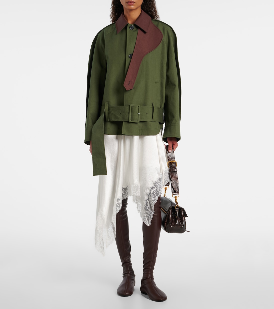 Tee Stretch leather over-the-knee boots | Proenza Schouler