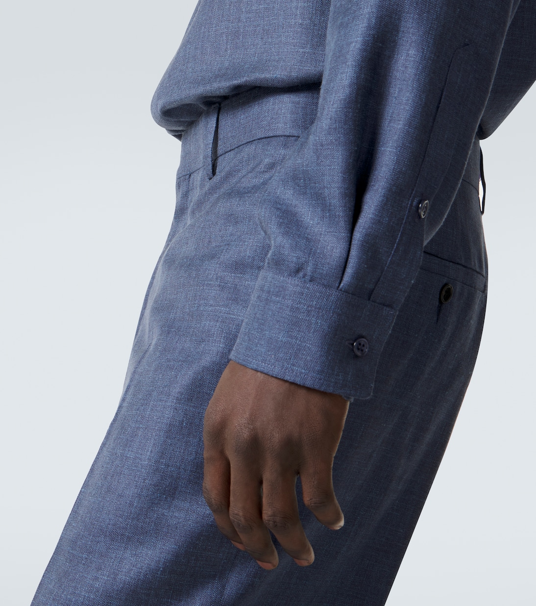 Nicolas wool, silk, and linen shirt | Gabriela Hearst