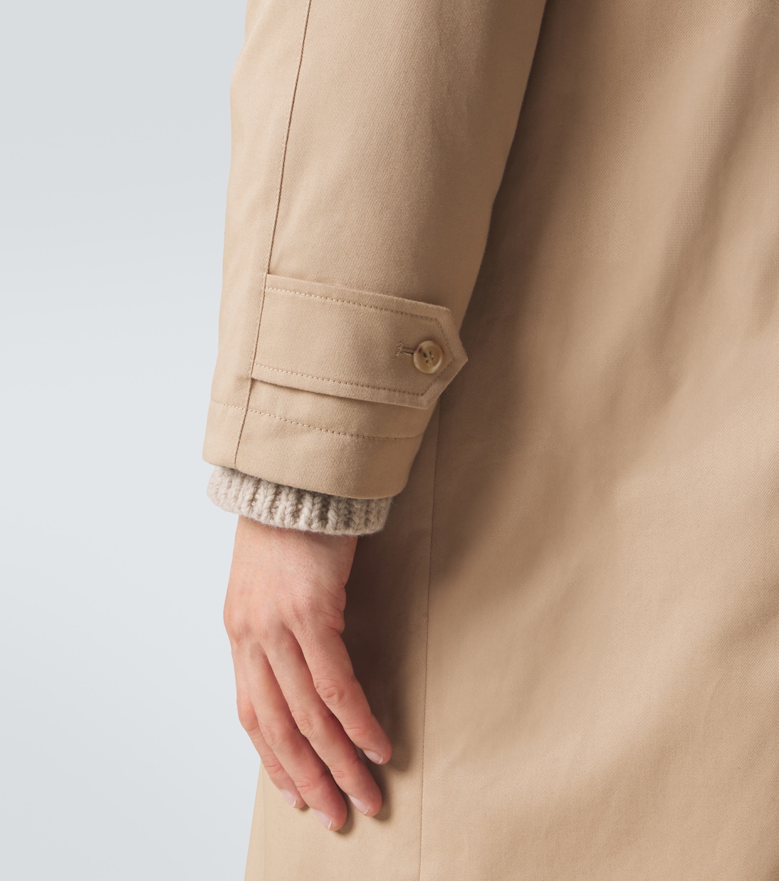 Cotton gabardine trench coat | Gabriela Hearst