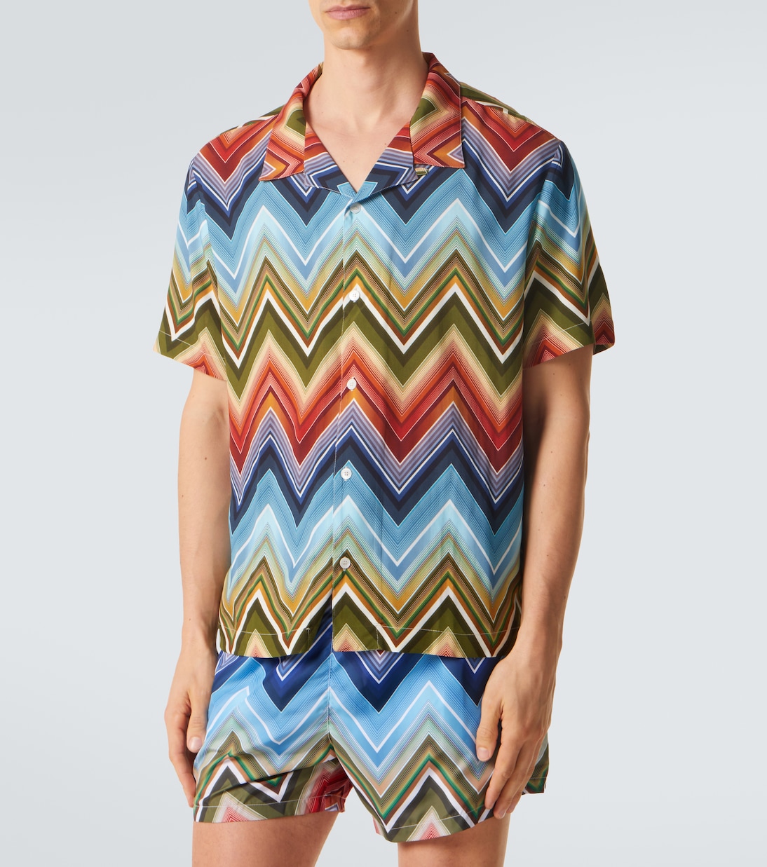 Zigzag bowling shirt | Missoni